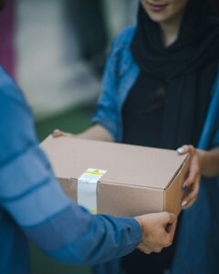 Package delivery box — Forever Living Products shipping guide USA